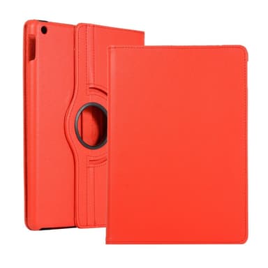 Apple iPad 10.2 2021/2020/2019 Litchi Texture -teline - Punainen