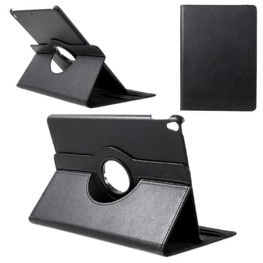 iPad Air 10.5 (2019)/Pro 10.5 (2017) 360-pyörivä kotelo Litchi Grain - Musta