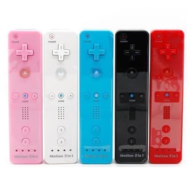 Yhteensopiva Wii & Wii U Controller Set Motion Plus Bulk Pinkin kanssa