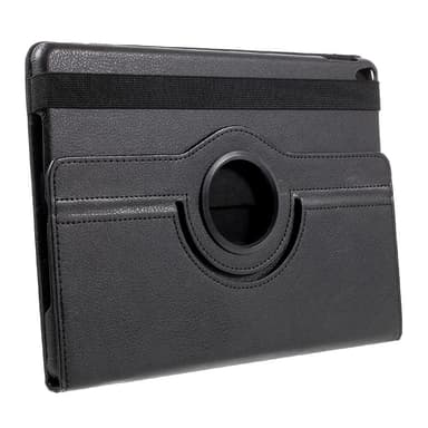 iPad Air 10.5 (2019)/Pro 10.5 (2017) 360-pyörivä kotelo Litchi Grain - Musta