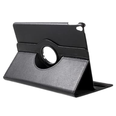 iPad Air 10.5 (2019)/Pro 10.5 (2017) 360-pyörivä kotelo Litchi Grain - Musta