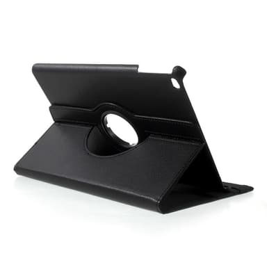 360 asteen pyörivä kotelo iPad 9.7 (2018)/9.7 (2017) /Air 2/Air - musta