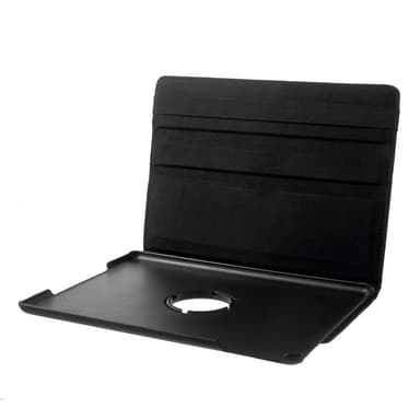 360 asteen pyörivä kotelo iPad 9.7 (2018)/9.7 (2017) /Air 2/Air - musta