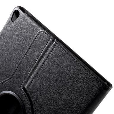 iPad Air 10.5 (2019)/Pro 10.5 (2017) 360-pyörivä kotelo Litchi Grain - Musta