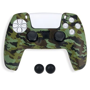 DATA FROG Sony Playstation 5 Peliohjain Liukumaton Silikonisuoja Peliohjaimen Suojakuori 2 Rocker Capsilla
