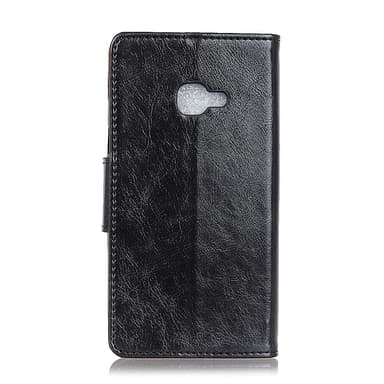 Nappa Texture Lompakkokotelo Samsung Galaxy Xcover 4s/4 - Musta