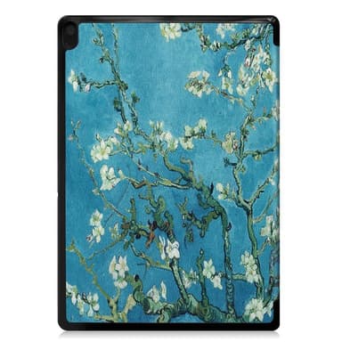 Kuviotulostus Kolminkertainen jalustan kansi Lenovo Tab E10 - Puu kukilla