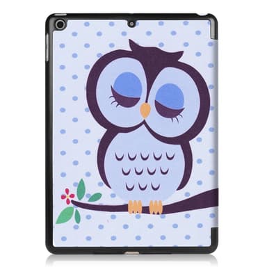 iPad 9.7 (2018)/9.7 (2017) Kolminkertainen telinekotelo - Napping Owl