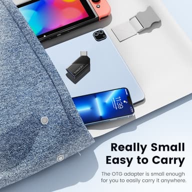 TOOCKI USB-C Uros USB 3.0 Naarasmuunnin 5Gbps datasovitin