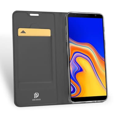 DUX DUCIS Skin Pro -sarja Samsung Galaxy J4+ - Tummanharmaa