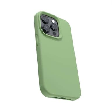 Etteri Silikonikotelo iPhone 16 Pro Maxille, jossa on rannehihnan reikä - vaaleanvihreä