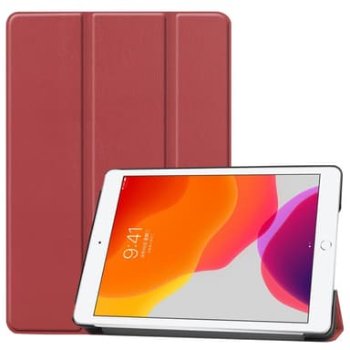 Apple iPad 10.2 2021/2020/2019 Kolmintaitettava Telinakuori -Viinininen