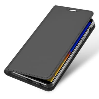 DUX DUCIS Skin Pro -sarja Samsung Galaxy J4+ - Tummanharmaa
