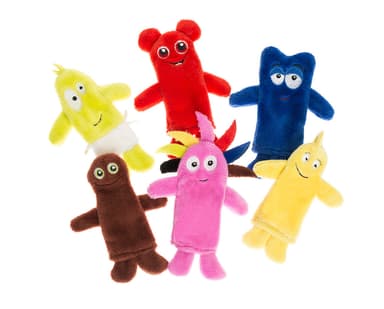 Babblarna Finger Puppet 6 erilaista