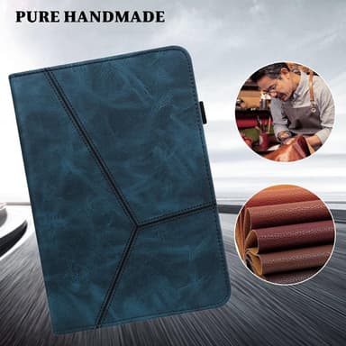 iPadille 10.2 (2021)/(2020)/(2019) Tavallinen PU-nahkainen tabletin kansi