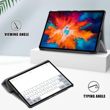 Kolminkertainen jalustan kansi Lenovo Tab P11 Pro TB-J706F - Harmaa