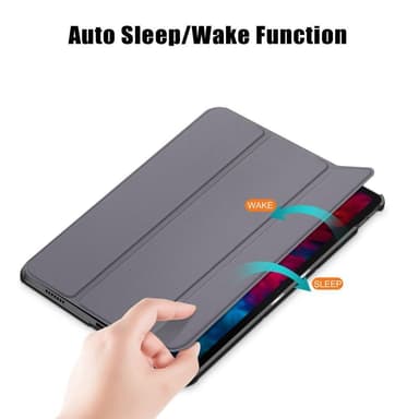 Kolminkertainen jalustan kansi Lenovo Tab P11 Pro TB-J706F - Harmaa
