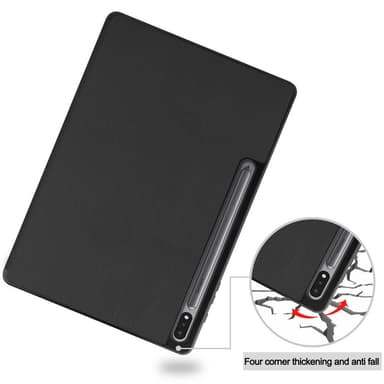 Kolminkertainen teline älykotelo Samsung Galaxy Tab S7 Plus / S8 Plus
