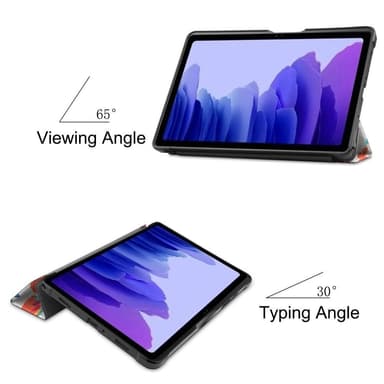 Kolminkertainen telinekotelo Samsung Galaxy Tab A7 10.4"" - Butterfly