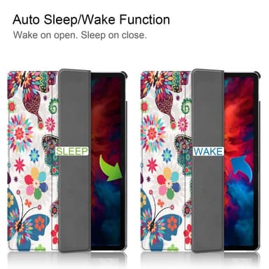 Kolminkertainen jalustan kansi Lenovo Tab P11 Pro TB-J706F - Butterfly