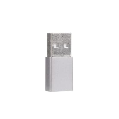 USB-uros-tyypin naaras 2.4A mini-sovitinmuunnin - musta