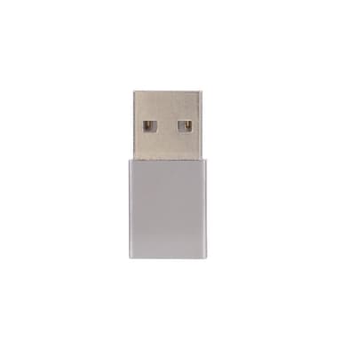 USB-uros-tyypin naaras 2.4A mini-sovitinmuunnin - musta