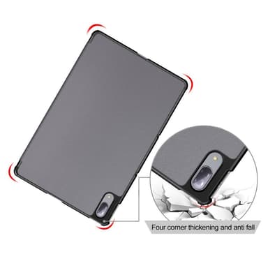 Kolminkertainen jalustan kansi Lenovo Tab P11 Pro TB-J706F - Harmaa