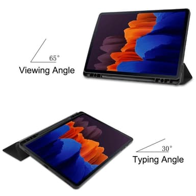 Kolminkertainen teline älykotelo Samsung Galaxy Tab S7 Plus / S8 Plus