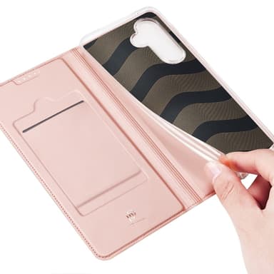 DUX DUCIS -sarjan kotelo korttipaikalla Samsung Galaxy A35