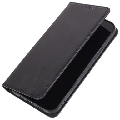 Lompakkoteline puhelimen kotelo iPhone 15 Pro Cell Cell Cell - Musta