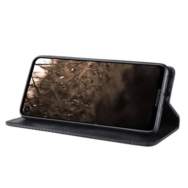 Lompakkokotelo Motorola One Vision/P50 - Musta