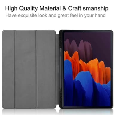 Kolminkertainen teline älykotelo Samsung Galaxy Tab S7 Plus / S8 Plus