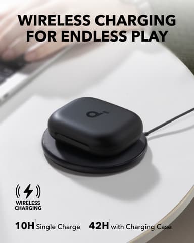 Soundcore AeroFit 2 täysin langattomat in-ear kuulokkeet (musta)