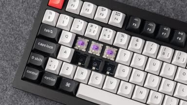 Keychron Q1 HE Carbon Black langaton pelinäppäimistö