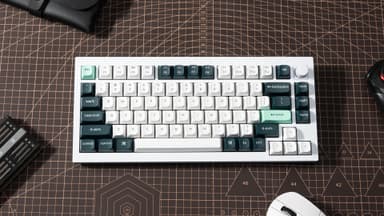 Keychron Q1 HE Shell White langaton pelinäppäimistö