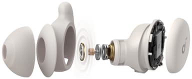 Soundcore Sleep A20 täysin langattomat in-ear kuulokkeet (valkoinen)
