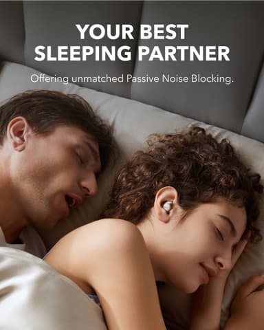 Soundcore Sleep A20 täysin langattomat in-ear kuulokkeet (valkoinen)