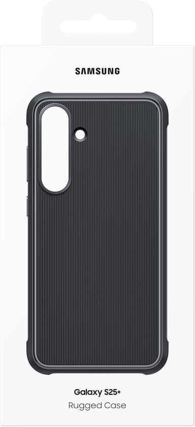 Samsung Galaxy S25+ Rugged suojakuori (musta)