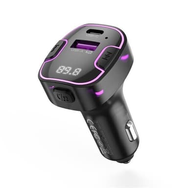 XO FM-lähetin, jossa Bluetooth, mp3 ja USB-lataus