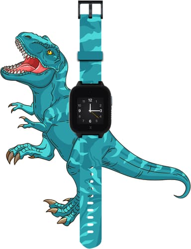 Xplora XGO3 kelloranneke (Turquoise Dinosaur)