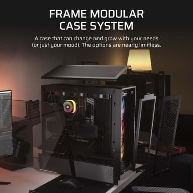 Corsair FRAME 4000D RS ARGB keskitorninen PC-kotelo (musta)