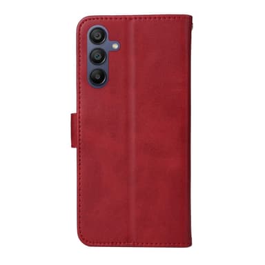 SKALO Samsung A16 PU-nahkainen Lompakkokotelo - Punainen