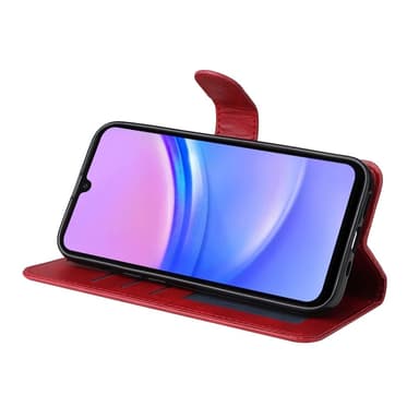 SKALO Samsung A16 PU-nahkainen Lompakkokotelo - Punainen