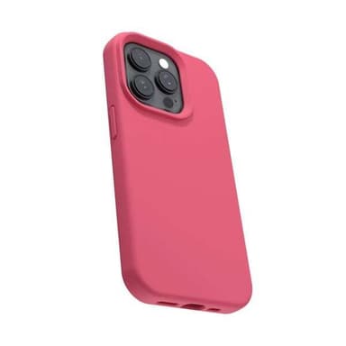 Etteri silikonikotelo iPhone 16 Pro Maxille, jossa on rannehihnan reikä - Vadelmainen