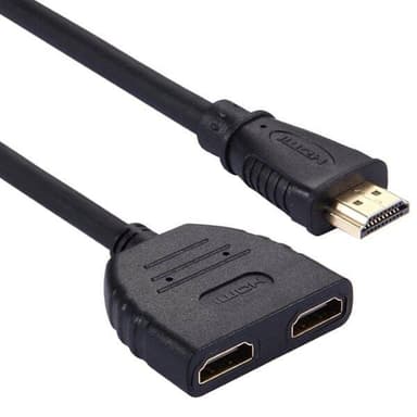 HDMI-jakaja 30 cm:n kaapelilla