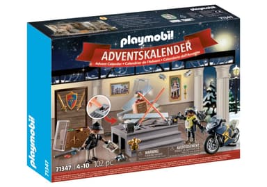 Playmobil Adventtikalenteri poliisi - museovarkaus (71347)