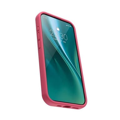 Etteri silikonikotelo iPhone 16 Pro Maxille, jossa on rannehihnan reikä - Vadelmainen