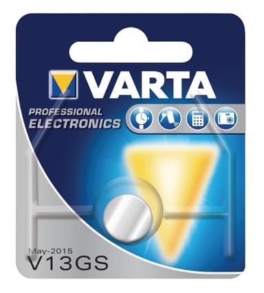 Varta Hopeaoksidi Paristo SR44 | 1.55 V DC | 155 mAh | 1 - Läpipainopakkaus | Kello | Hopea