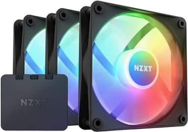 NZXT F120 RGB Core 120 mm tuuletin (3 kpl, musta)