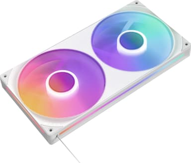 NZXT F280 RGB Core 280 mm Unibody tuuletin (valkoinen)